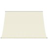 Auvent rétractable crème 200x150 m tissu et acier 