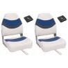 Ensemble de sièges de bateau pliables lot de 4 dossier haut 