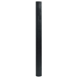Tapis rectangulaire noir 100x500 cm bambou 