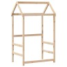 Lit de jour avec toit sans matelas 80x200 cm bois massif 