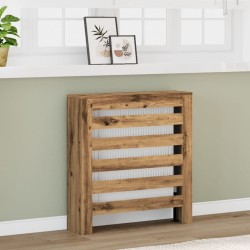 Cache-radiateur chêne artisanal 78x20x82 cm bois d'ingénierie 