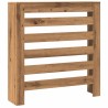 Cache-radiateur chêne artisanal 78x20x82 cm bois d'ingénierie 
