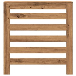 Cache-radiateur chêne artisanal 78x20x82 cm bois d'ingénierie 
