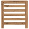 Cache-radiateur chêne artisanal 78x20x82 cm bois d'ingénierie 
