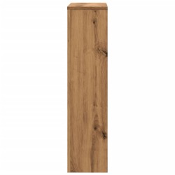 Cache-radiateur chêne artisanal 78x20x82 cm bois d'ingénierie 