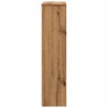 Cache-radiateur chêne artisanal 78x20x82 cm bois d'ingénierie 