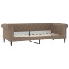 Lit de jour cappuccino 80x200 cm similicuir 
