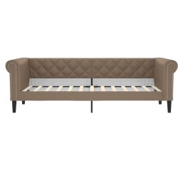 Lit de jour cappuccino 80x200 cm similicuir 