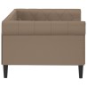 Lit de jour cappuccino 80x200 cm similicuir 