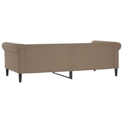 Lit de jour cappuccino 80x200 cm similicuir 