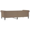 Lit de jour cappuccino 80x200 cm similicuir 