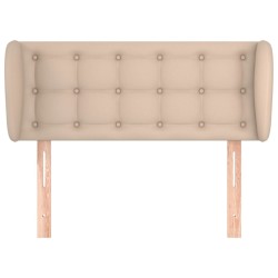 Tête de lit avec oreilles Cappuccino 83x23x78/88 cm Similicuir 