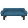 Lit pour chien bleu 70x40x24 cm velours 