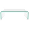 Meuble TV/pour moniteur 40x25x11 cm verre transparent 