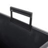 Jardinière et intérieur amovible anthracite 37 /64 L rotin PP 