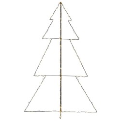 Arbre de Noël cône 240 LED d'intérieur/d'extérieur 118x180 cm 