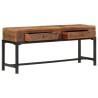 Meuble TV 110x30x46 cm bois massif de récupération  