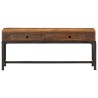 Meuble TV 110x30x46 cm bois massif de récupération  