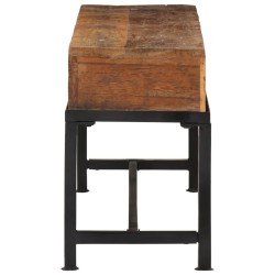 Meuble TV 110x30x46 cm bois massif de récupération  