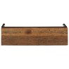 Meuble TV 110x30x46 cm bois massif de récupération  