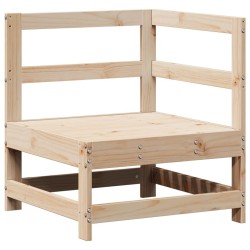 Salon de jardin 3 pcs bois de pin massif 