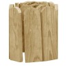 Rouleaux de bordure 2 pcs 120 cm Bois de pin imprégné 
