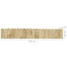 Rouleaux de bordure 2 pcs 120 cm Bois de pin imprégné 