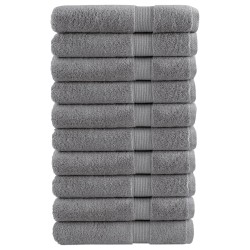 Serviettes de sauna de qualité supérieure SOLUND 10 pcs gris 