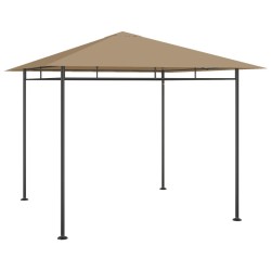 Belvédère 3x3x2,7 m Taupe 180 g/m² 