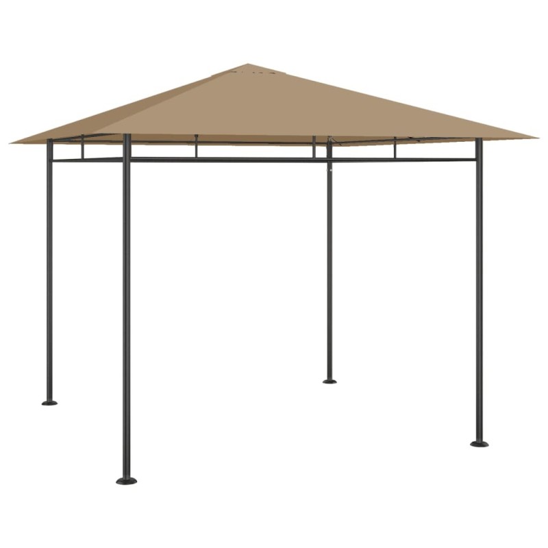 Belvédère 3x3x2,7 m Taupe 180 g/m² Belvédère 3x3x2,7 m Taupe 180 g/m²
