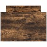 Cadre de lit sans matelas chêne fumé 90x190 cm 