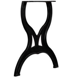 Pied de table de salle à manger 2 pcs Cadre en X Fonte 