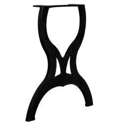 Pied de table de salle à manger 2 pcs Cadre en X Fonte 