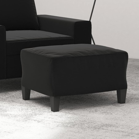Repose-pied Noir 60x50x41 cm Tissu microfibre 