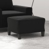 Repose-pied Noir 60x50x41 cm Tissu microfibre 