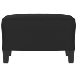 Repose-pied Noir 60x50x41 cm Tissu microfibre 