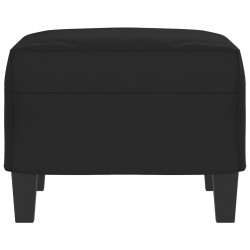 Repose-pied Noir 60x50x41 cm Tissu microfibre 