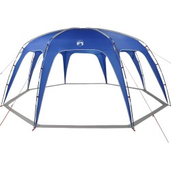 Tente de fête bleu azuré imperméable 