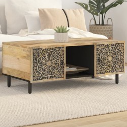 Table basse 100x54x40 cm bois de manguier massif 