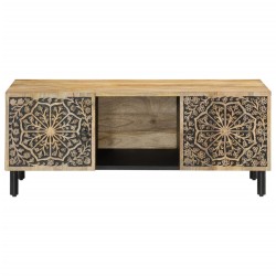 Table basse 100x54x40 cm bois de manguier massif 