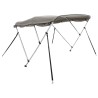 Toit bimini à 3 arceaux parois latérales 183x(154-167)x137 cm 