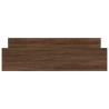 Cadre de lit sans matelas chêne marron 180x200 cm 