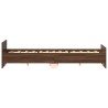 Cadre de lit sans matelas chêne marron 180x200 cm 