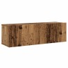 Meubles TV muraux 3 pcs vieux bois bois d'ingénierie 