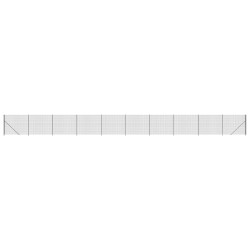 Clôture en treillis métallique avec bride anthracite 2,2x25 m 