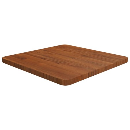 Dessus de table carré Marron foncé50x50x2,5cm Bois chêne traité 