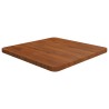 Dessus de table carré Marron foncé50x50x2,5cm Bois chêne traité 