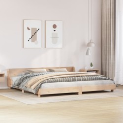 Cadre de lit sans matelas 180x200 cm bois massif de pin 