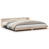 Cadre de lit sans matelas 180x200 cm bois massif de pin 