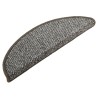 Tapis de marches d'escalier 15 pcs Anthracite 56x17x3 cm 